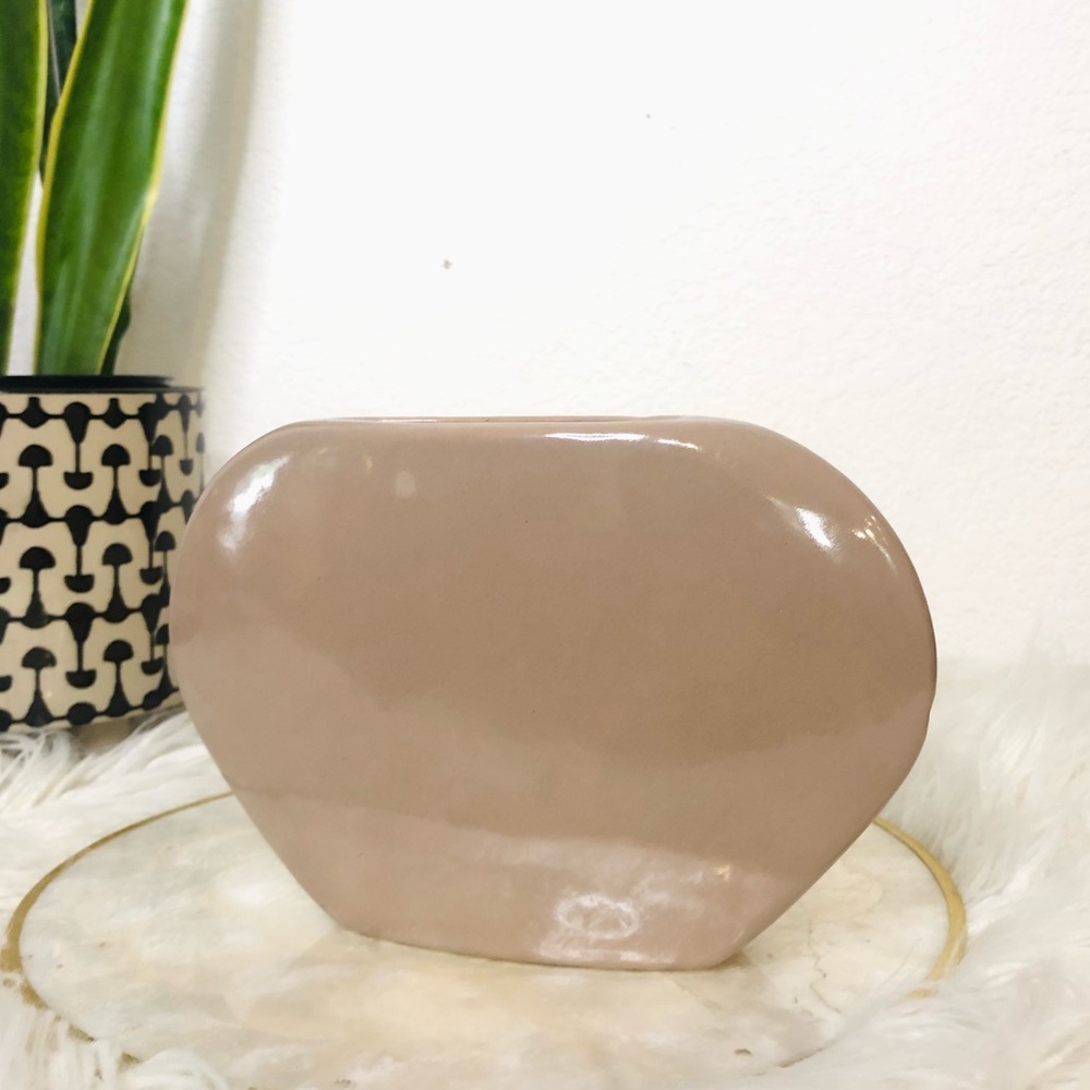 Taupe Haeger Vase